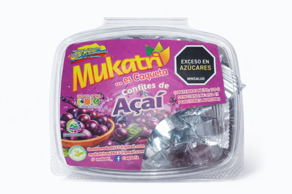 Confites de açaí Mukatri 170 gr